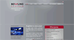 Desktop Screenshot of bowlingcentrum.pl